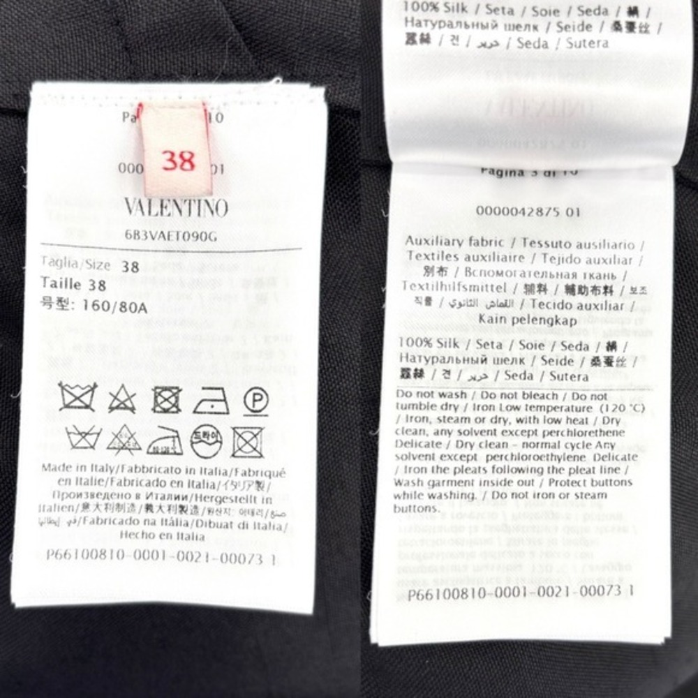 Valentino‎ Garavani Polka Dot Collar Silk Mini Dress $5,400 - Size IT 38 / US 2 - Picture 16 of 16